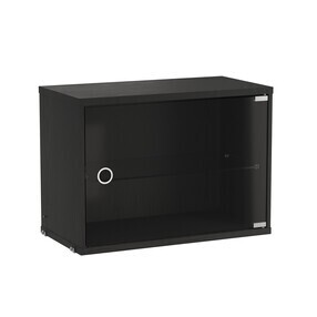 String - String System Vitrine mit Glasschwingtür 58x30cm