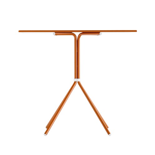 Pedrali - Nolita 5454 Gartentisch 70x70cm - terrakotta/Tischplatte lackiert