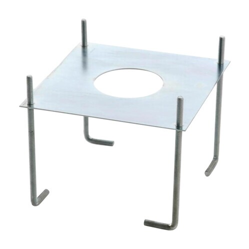 Metalarte - Inout GR Bodenplatte - Einzelstück - grau/Metall/für Außen