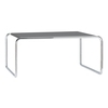 Thonet - Thonet B20a Couchtisch/Beistelltisch - schwarz/Buche schwarz gebeizt/Gestell Chrom/80x80x36cm
