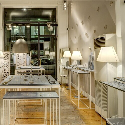 Luceplan - Costanza Terra Floor Lamp Telescope/Dimmer