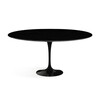 Knoll International - Saarinen Tisch Ø137cm - schwarz/Laminat Fenix/Gestell schwarz