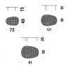Moroso - Cloud - Table d'appoint - dessin au trait