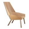 e15 - e15 EC03 Eugene Sessel   - eiche/klar lackiert/LxBxH 76x89x100cm