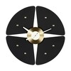 Vitra - Petal Clock Nelson - Horloge murale - noir/laiton/Ø44.8cm