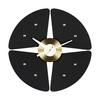 Vitra - Petal Clock Nelson - black/brass/Ø44.8cm