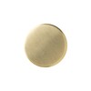 ferm LIVING - ferm LIVING Brass Wandhaken large - messing/matt poliert/L 2.5cm/Ø 5cm