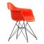 Vitra - Eames Plastic Armchair DAR onderstel zwart