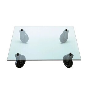 Fontana Arte - Tavolo Con Ruote salontafel 110x110cm