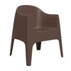 Vondom - Solid - Fauteuil - bronze/H x W: 80 x 65cm/pour interieur et exterieur