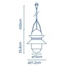 Marset - Santorini Outdoor Wall Lamp - line drawing
