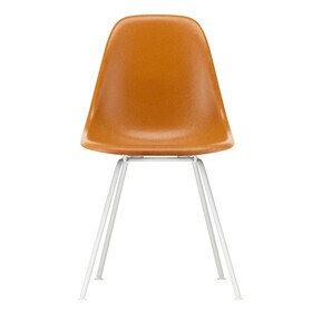 Vitra - Eames Fiberglass Side Chair DSX onderstel wit