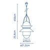 Marset - Santorini Outdoor - Applique murale - dessin au trait