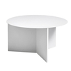 HAY - Slit Table XL Side Table - white/H 35.5cm/Ø65cm