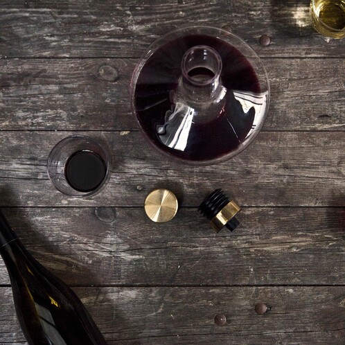 Menu - Wine Breather Deluxe - Karaf met deksel