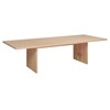 e15 - e15 TA23 Ashida - Table de salle à manger - chêne/blanc pigmentée/LxPxH 270x92x75cm