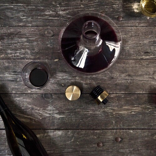 Menu - Wine Breather Deluxe Karaffe mit Deckel