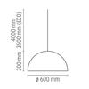 Flos - Skygarden 1 Suspension Lamp - line drawing