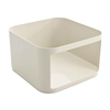 Kartell - Componibili Modular Element angular - white/ABS plastics/Height 20cm