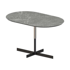 Zeus - Bibì Side Table H 47cm Marble