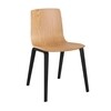 Arper - Aava 3910 Chair - brich oak coloured/lacquered/frame black lacquered