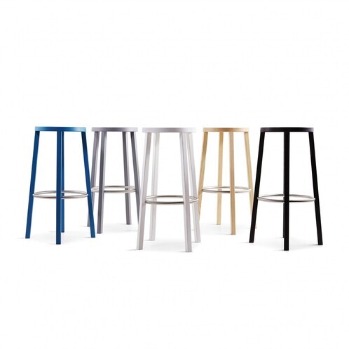 Plank - Blocco - Tabouret de bar H:76cm