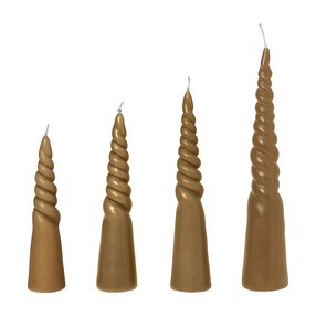 ferm LIVING - Twisted Kerze 4er Set