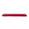 Softline - Bingo Folding Mattress / Side Table - red/fabrics felt 622/LxWxH 195x65x36cm/with small table