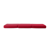 Softline - Bingo Folding Mattress / Side Table - red/fabrics felt 622/LxWxH 195x65x36cm/with small table