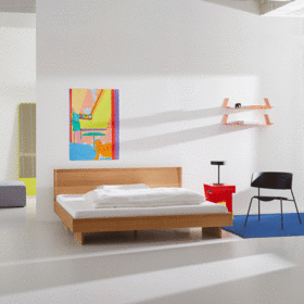 OUT Objekte unserer Tage - Zians Small Double Bed with Headboard 140x200cm