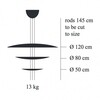 Catellani & Smith - Macchina Della Luce C LED - Suspension - dessin au trait