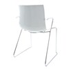 Arper - Catifa 46 0287 Armchair Uni Skids Chrome