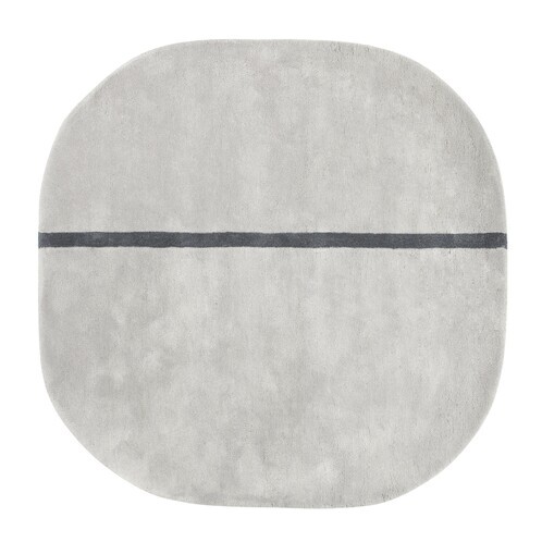 Normann Copenhagen - Oona Teppich 140x140 - grau