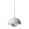 &tradition - Flower Pot VP1 - Suspension - clair gris/mat/câble gris/H 16cm/Ø 23cm