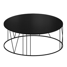 Zeus - Table basse Roma acier Ø100cm