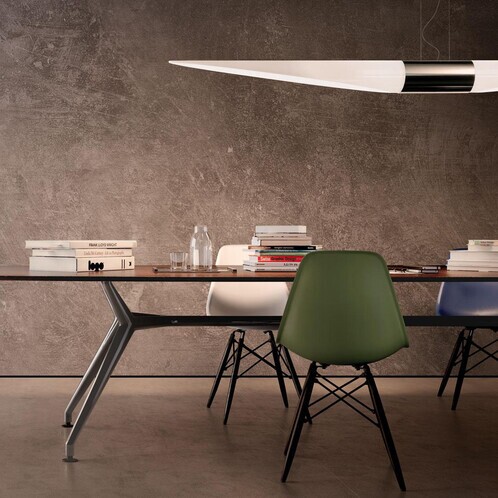 Vitra - Eames Plastic Side Chair DSW érable noir H43