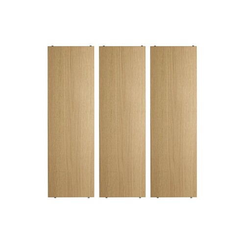 String - String  System Shelves Set Of 3 58x20cm  - oak/natural/WxHxD 58x2x20cm