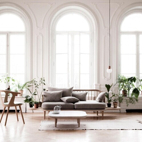&tradition - FLY SC3 2-Sitzer Sofa mit Ablage