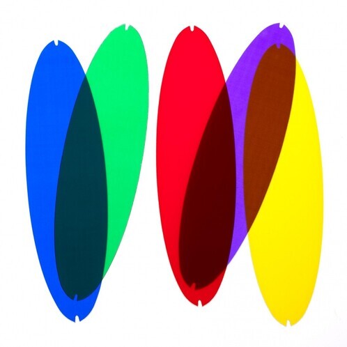 Luceplan - Titania color filter set - multicolour/aluminium