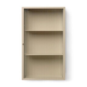 Ferm Living - Haze Wandschrank geriffeltes Glas