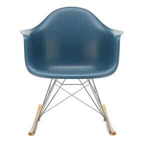 Vitra - Fauteuil à bascule Eames Plastic Armchair RAR RE chromé