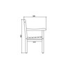 Skagerak - Skagen - Banc de jardin - dessin au trait