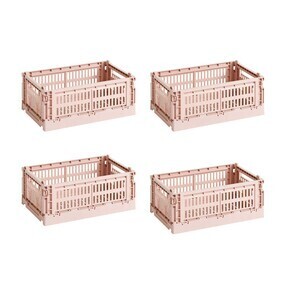 HAY - Colour Crate Korb recycelt S 4er Set