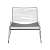 HAY - Hee Lounge Stuhl  - grau/lackiert/72x67x67cm/Sitzhöhe: 37cm/für Innen- und Außerbereich geeignet