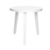 Gervasoni - Gray 42 Side Table - oak white / Ø50cm/staind/H: 50cm