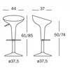 Magis - Al Bombo Stool - line drawing
