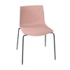 Arper - Catifa 46 0251 Chair Unicoloured Frame Black - rose/seat shell glossy/inside matt/frame black matt V39/new colour