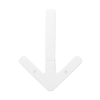 DesignHouseStockholm - Arrow  - Patère - blanc/laqué