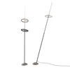 Ingo Maurer - Ringelpiez LED Floor Lamp - black/frame carbon fibre/H 150-200cm/2200 lm/3000 K/CRI 95
