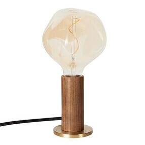 Tala - Walnut Knuckle Tischleuchte mit Voronoi I LED E27 2W => 10W